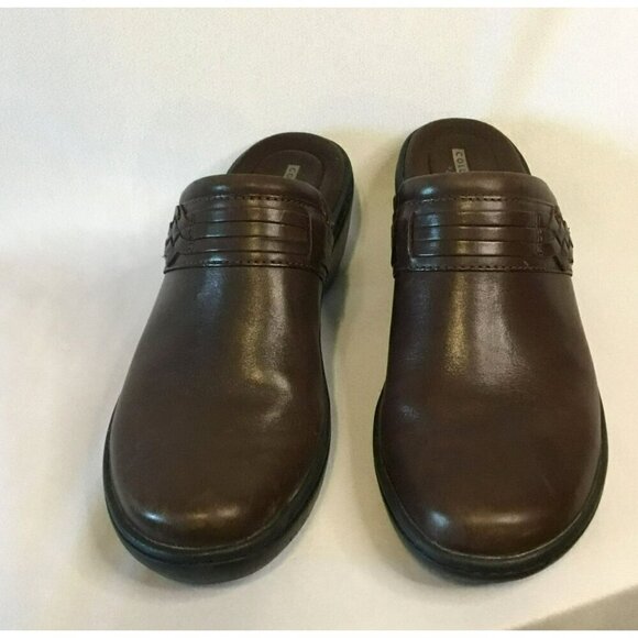 Collection by Clarks Mules Women's Size 8 Brown Leather Worn Once All Seasons - Picture 5 of 12